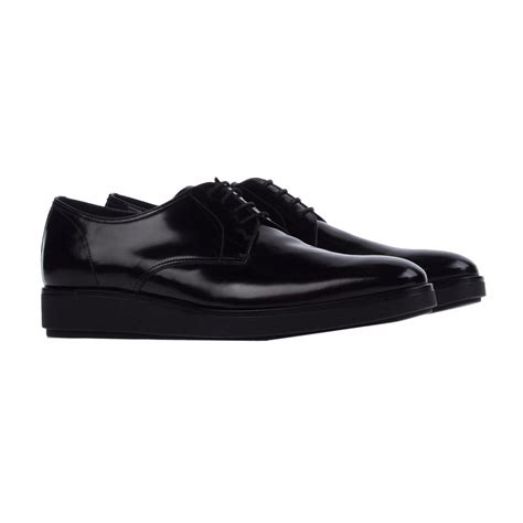 prada men durby|Prada men's lace up shoes.